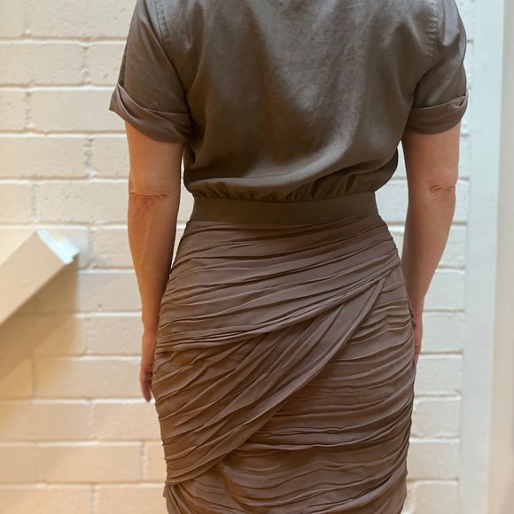 Beautiful Brown Diane von Frustenberg Mini Dress - Picture 3 of 6